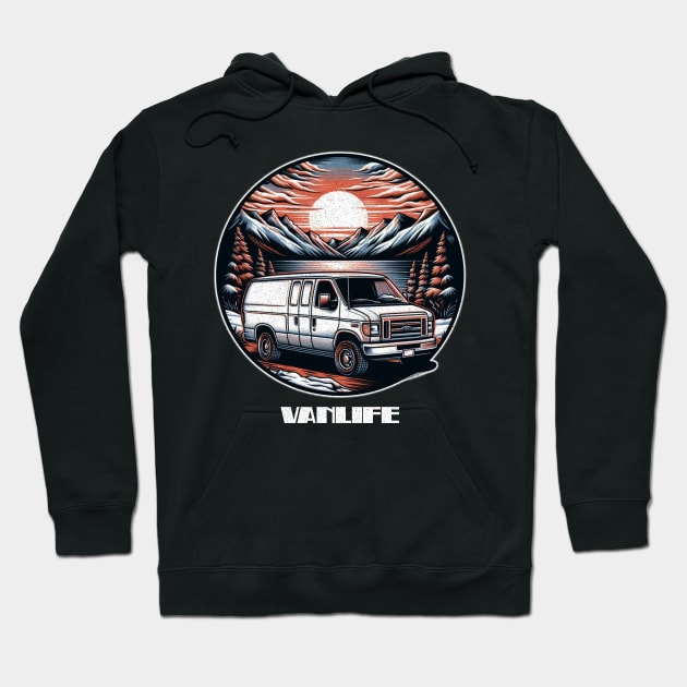 Snow vanlife Hoodie by Tofuvanman